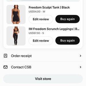 IM Movement Freedom Sculpt Tank and legging - Black